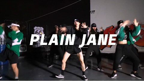 小姐姐炫酷街舞,《Plain Jane》编舞【口袋舞蹈】